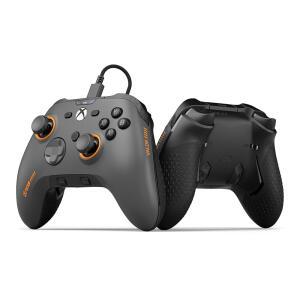 SCUF VALOR PRO 유선 성능 XBOX X|S, 인스턴트 엄지 오디오 지정 U2013 가능 WINDOWS 스틱, 사용자 트리거, 패들, 스틸 홀 ONE, SERIES 백 그레이 컨트롤, PC 효과 컨트롤러