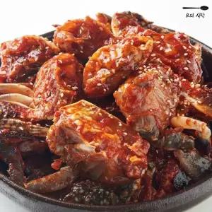 B의식탁 양념 꽃게 무침 게장 1kg 간장게장황금레시피 양념게장 양념게장만드