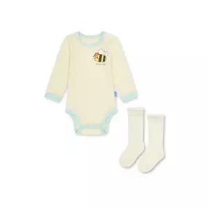 탑텐 키즈 TOPTEN KIDS 공용 유아 버비 9부 바디수트 양말SET_MKF5UI3304