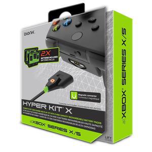 XBOX SERIES X/S용 바이오닉 하이퍼 키트: 1200MAH 케이블이 2개 10피트 팩 충전 배터리 있는 충전식 자기 대용량