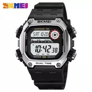 SKMEI 2126 남성용 스포츠 시계 방수 스톱워치 알람 LED 디스플레이 디지털 카운트다운 손목시계 montre