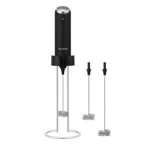 펜디 충전식 우유 거품기 핸드헬드, USB-C 충전 스탠드가 있는 커피 전기 음료 믹서 커피용 미니 거품기, 말차