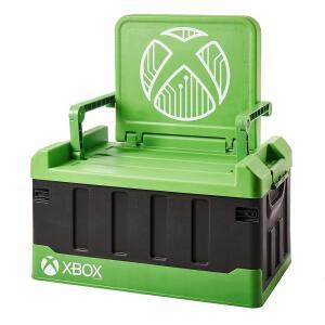 NUMSKULL XBOX 2-IN-1 장난감 보관 상자 손잡이가 공식 상품 뚜껑과 게임 액세서리 있는 오거나이저, - 의자 마이크로소프트 방을 및 가족 접이식 위한