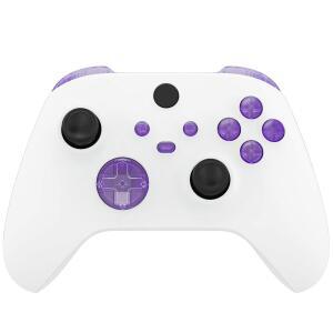 XBOX SERIES X & S 컨트롤러용 CORE 지우기, 부품 익스트림레이트 범퍼 보라색 무선 액세서리 동기화 DPAD 버튼, 원자 키 커스텀 트리거 공유 시작 ABXY 교체