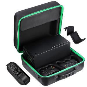 ZADII XBOX 시리즈 X와 호환되는 하드 액세서리용 여행 휴대용 콘솔, 컨트롤러, 보호 케이스, 가방 케이블 기타 X