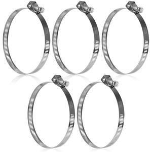COFINA 5PCS 클램프 조정 114MM 듀티 스틸 릴리스 25 스테인리스 헤비 호스