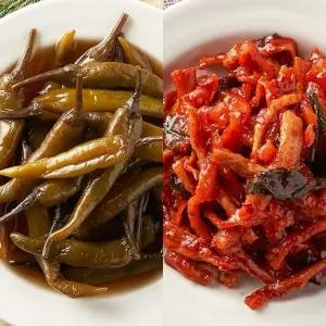 간장고추장아찌 1kg + 무말랭이무침 1kg