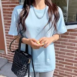 남자반팔티 여성티셔츠 포인트 남성반팔런닝 반팔티 남자반팔 빅사이즈반팔티