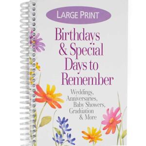 PRODUCT CONCEPT MFG INC BIRTHDAYS SPECIAL DAYS BOOK 라지 DATE TO REMEMBER 프린트
