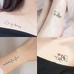 [룽스_62]스티커 30종 디자인 문신 세트 A시리즈 문신 헤나