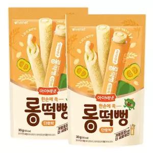 아이배냇 한손에 쏙 롱떡뻥 아기 간식 떡뻥 30g 2개 택1 GST