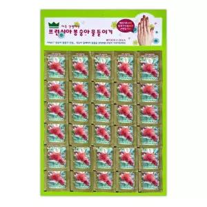 [룽스_62]봉숭아 네일아트 물들이기 30P 손톱물들이기 -O