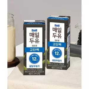 MAEILSOYMILK 매일두유 고단백 검은콩 190ml 48팩 107955