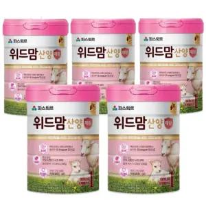 파스퇴르 위드맘 산양 제왕 분유 1단계 750g 5개