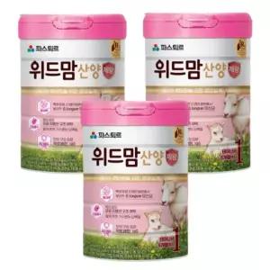 파스퇴르 위드맘 산양 제왕 분유 1단계 750g 3개