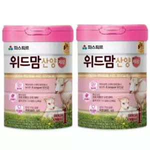 파스퇴르 위드맘 산양 제왕 분유 1단계 750g 2개
