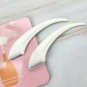 [룽스_62]반달칼 화이트 눈썹정리칼 눈썹칼 눈썹숱정리 1P