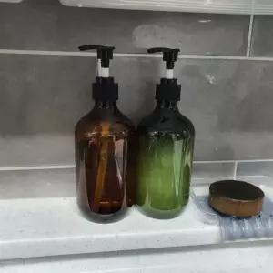 [룽스_62]공병 펌핑용기 디스펜서 펌핑용기 그린 500ml