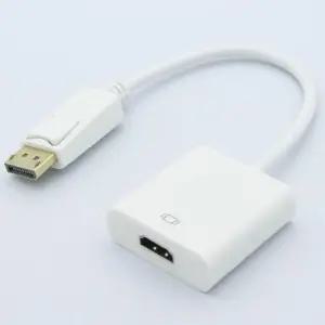 [룽스_63]포트 컨버터 25cm hdmi젠더 DP(M)to HDMI(F)