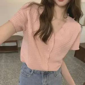 더벨러리 여성 여름 브이넥 반팔 블라우스 BCB1803