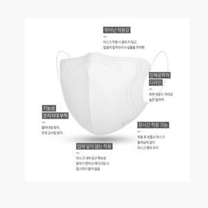 블루 본 마스크 KF80 [대형] 1매 50개입