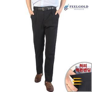 [필골드]남성 여름 카치온 밴딩 원턱팬츠 C226n227