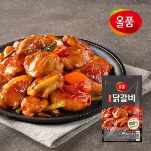 [올품] 매운맛 닭갈비 1.8kg (300gx6봉)