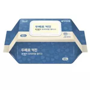 르웨이 프리미엄 빅사이즈 엠보싱 대형 물티슈 캡형 60매 12팩
