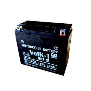 VS-20L YTX20L-BS 12V 18Ah 배터리 무보수형 오토바이 밧데리 할리 골드윙