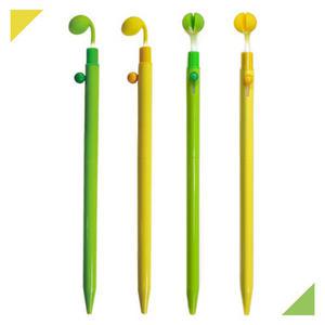 [마치]콩나물 니들 노크펜 0.7mm 케릭터볼펜