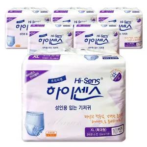 하이센스 언더웨어 입는 팬티 특대형 100매 1박스 성인용 기저귀 요실금 팬티기저귀