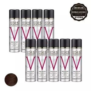 더마클라센 스타일앤 볼륨짱짱 흑채 스프레이 자연갈색 120ml x9