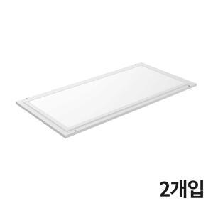장수램프 LED 매입 평판등 M바 640x320 25W 2개 엣지등 사무실조명