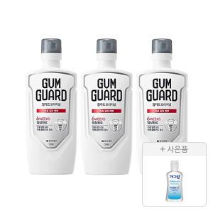가그린 구강청결제 검가드 오리지널 750ml, 3개+증정(제로 블라스트 100ml, 1개)