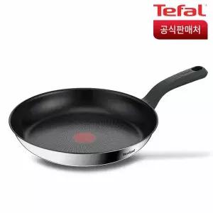 [테팔] 인덕션 티타늄1X 스테인리스스틸 에센스쿡 후라이팬 28cm