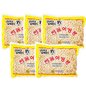 짠돌이땅콩(짭짤이) 1kgx5봉 /조미 마른 안주 간식