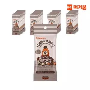 [하프클럽/머거본]티라미수맛아몬드 25G (NEW밍글링) X 24봉