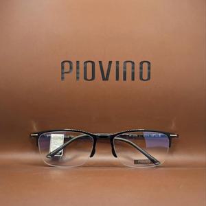 피오비노 디노 PV-DN09 C1 블랙 편한안경 PIOVINO DINO 가벼운 반무테안경 코눌림적은