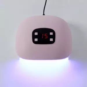 타이머 UV LED 젤네일 램프 핑크 셀프네일 셀프네일램프 경화기 (WEBBDC1)
