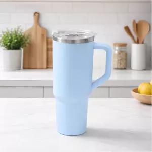 1.18L 대형텀블러 대용량 스텐텀블러 빨대포함 보온보냉 사무실 차량용