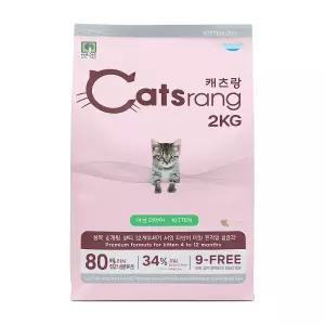 캐츠랑 키튼 어린 고양이 사료 2kg 1개
