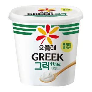 빙그레 요플레 그릭마일드 무가당 요거트 900g 3개