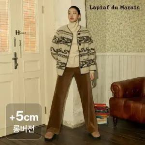 롱)라삐아프 니팅 코듀로이 와이드팬츠 3종 롱버전