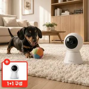 (쿠폰10%) [1+1] 파인뷰 K90 1+1 베이비캠 홈캠 홈CCTV 500만 화소 QHD 극초고화질