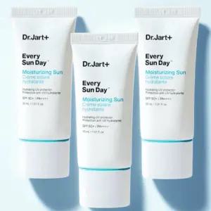 닥터자르트선크림 에브리 선데이 모이스처라이징30ml x 3개 백탁없는 수분선크림 유기자차