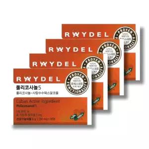 레이델 폴리코사놀5 200mg 30정 4박스 /wb