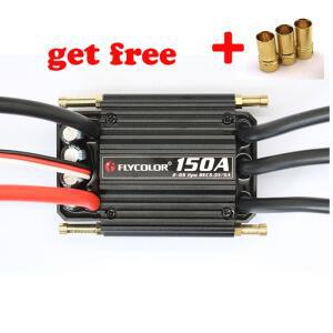 Flycolor 브러시리스 ESC 50A 70A 90A 120A 속도 제어 스탠드 2-6S Lipo BEC 5.5V/5A RC 보트 F21267/71