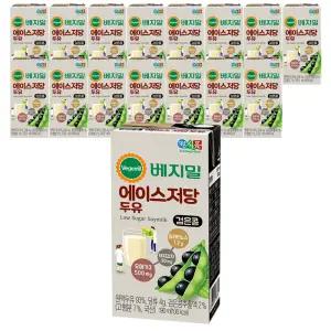 베지밀 저당 검은콩 두유 190ml 16팩, 천천히 흡수되는 당