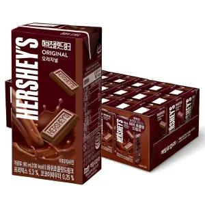 허쉬 초콜릿 드링크 오리지널 190ml 24팩
