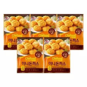 [롯데웰푸드]쉐푸드 미니돈까스 380gx5개